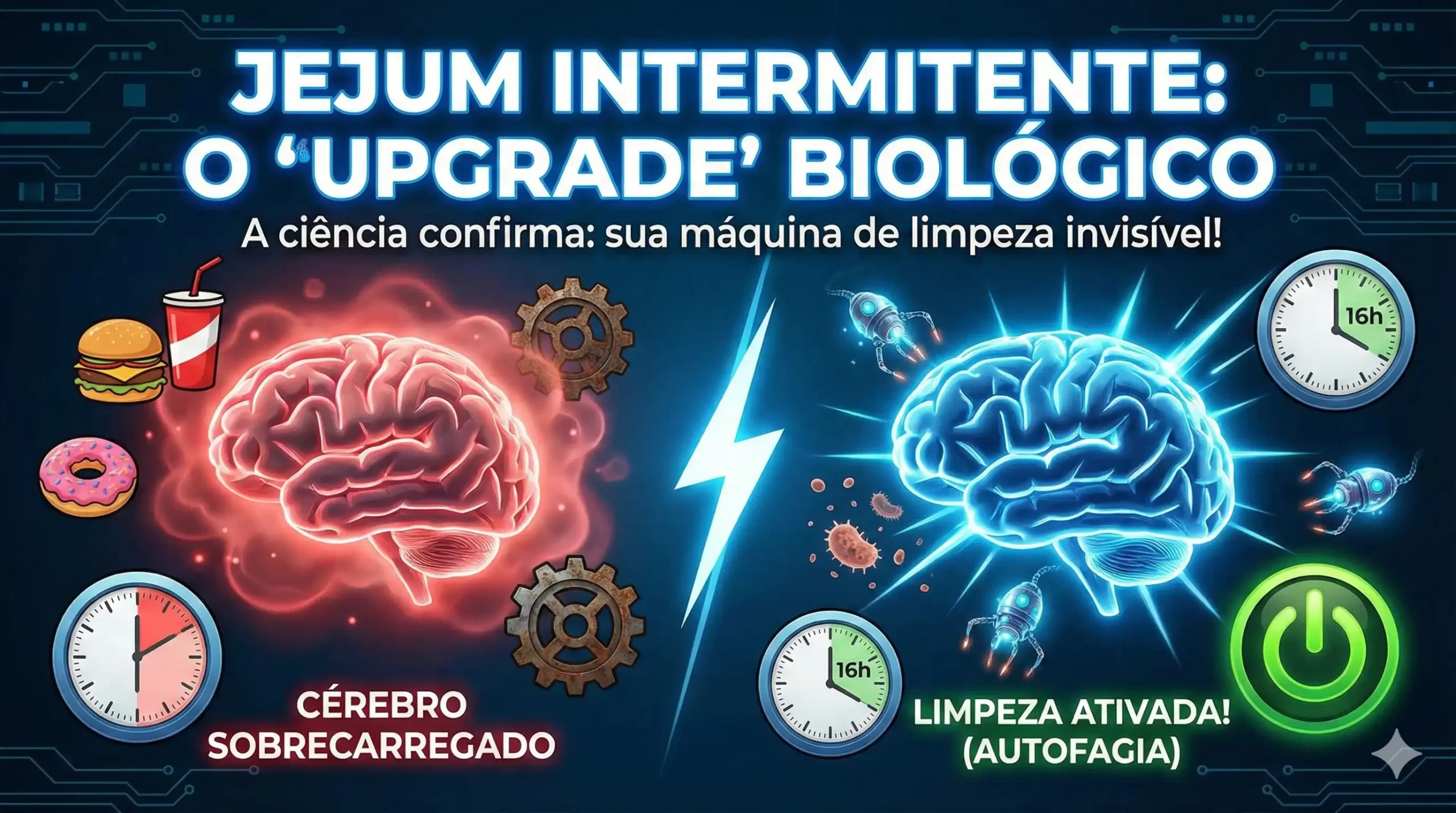 Por que parar de comer pode ser o melhor “upgrade” para o seu cérebro?